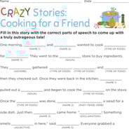 Fill in the Blanks Story: Cooking