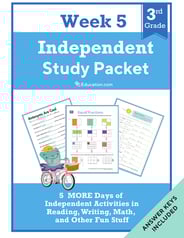 Third Grade Independent Study Packet - Week 5