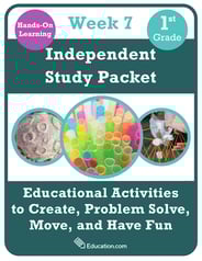 First Grade Independent Study Packet - Week 7
