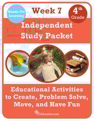 Fourth Grade Independent Study Packet - Week 7