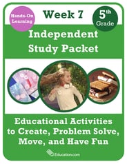 Fifth Grade Independent Study Packet - Week 7