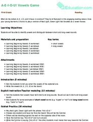 A-E-I-O-U! Vowels Game