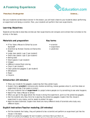 A Foaming Experience