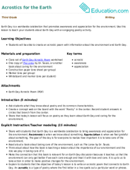 Acrostics for the Earth