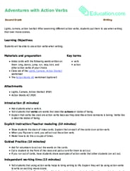 Adventures with Action Verbs