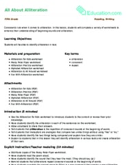 All About Alliteration