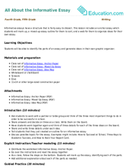 All About the Informative Essay