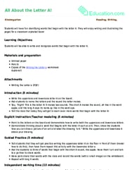 All About the Letter A!