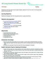 All Long Vowels Please Stand Up!