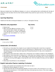 A.M. or P.M.?