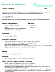 Animal Action Subtraction