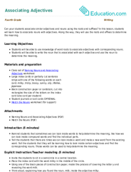 Associating Adjectives