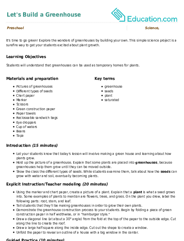 Let's Build a Greenhouse