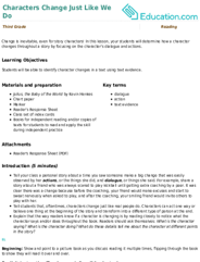 Characters Change Just Like We Do