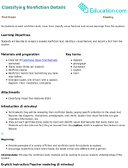 Classifying Nonfiction Details