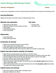 Color Mixing with Mouse Paint!