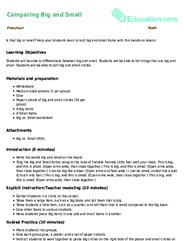 Comparing Big and Small