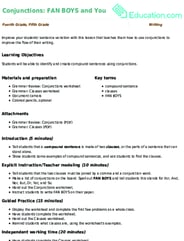 Conjunctions: FAN BOYS and You