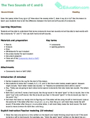 The Two Sounds of C and G