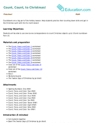 Count, Count, to Christmas!