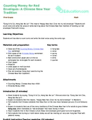 Counting Money for Red Envelopes: A Chinese New Year Tradition