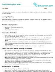 Deciphering Decimals