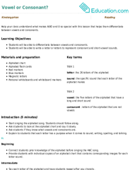 Vowel or Consonant?