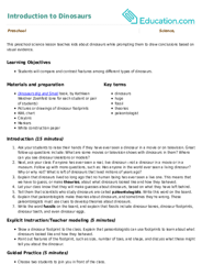 Introduction to Dinosaurs