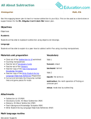 All About Subtraction