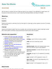 Base-Ten Blocks