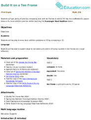 Build It on a Ten Frame