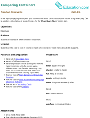 Comparing Containers
