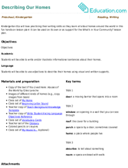 Describing Our Homes