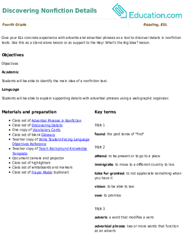 Discovering Nonfiction Details