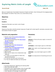 Exploring Metric Units of Length