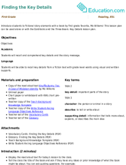 Finding the Key Details