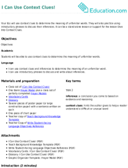 I Can Use Context Clues!