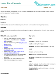 Learn Story Elements