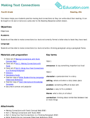 Making Text Connections