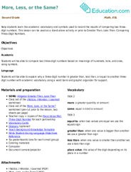 More, Less, or the Same?