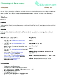 Phonological Awareness