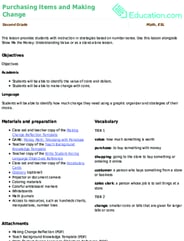 Purchasing Items and Making Change