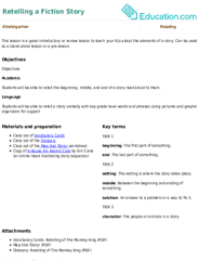 Retelling a Fiction Story