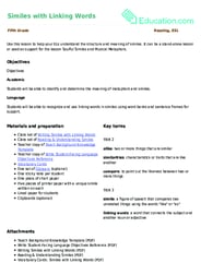 Similes with Linking Words