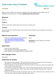 Subtraction Story Problems