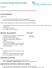 Favorite Things Self-Portraits