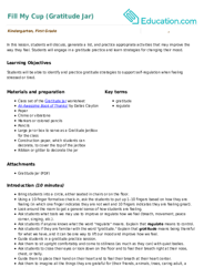 Fill My Cup (Gratitude Jar)