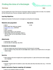 Finding the Area of a Rectangle