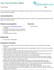 Fun, Fun Function Tables