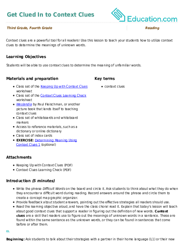 Get Clued In to Context Clues